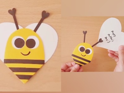 Bee Craft Card for Mother's Day