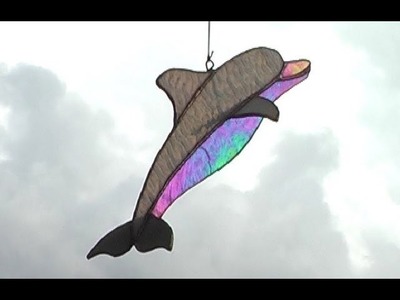 Beginners 3D stained glass tutorial of a dolphin