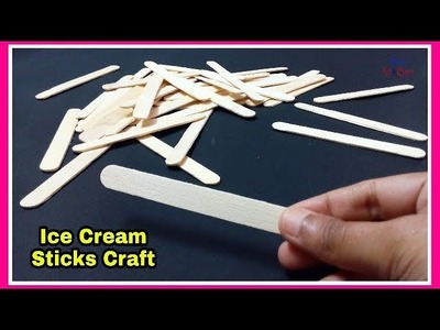 Best craft idea - Best out of waste - Waste Ice Cream Sticks reuse idea - DIY arts and crafts |