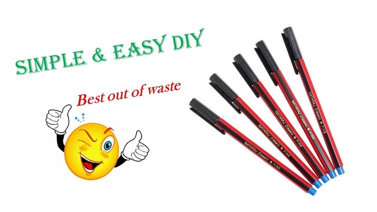 Best Use Of Waste pen idea | Pen Reuse Idea | DIY pen craft idea | best out of waste | Pen Holder
