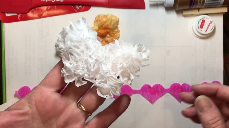 Build Your Stash and Craft, WK 68, Crepe Paper Embellishments and Flowers  :)