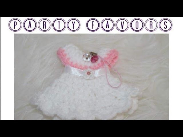 Crochet Mini Dress Adorable Party Favors