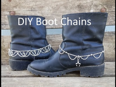 DIY Boot Chains Using Wish Jewelry Supplies