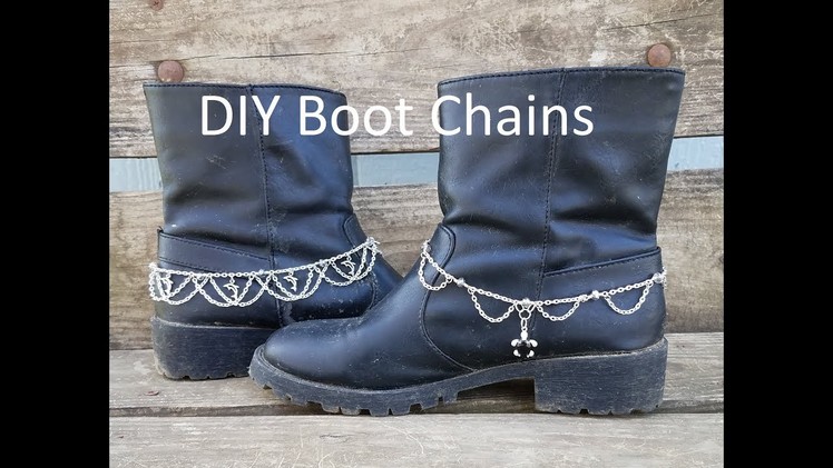 DIY Boot Chains Using Wish Jewelry Supplies