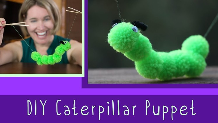 DIY Caterpillar | Puppet for Kids | Art and Craft