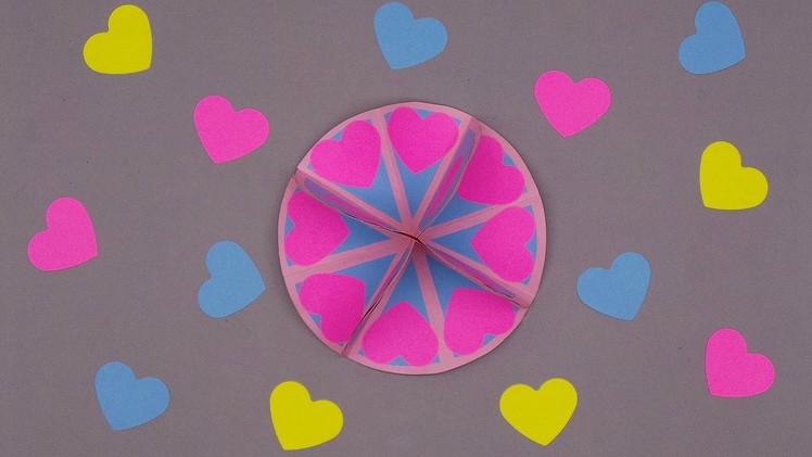 DIY Circular Pop-up greeting card (tutorial) - Paper Crafts - Handmade
