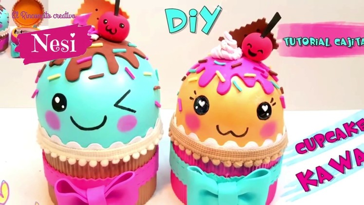 DIY crafts how to cupcake kawaii with EVA foam - handmade