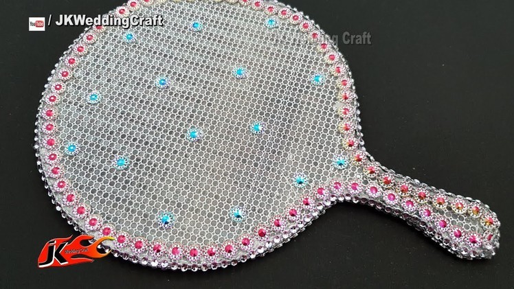 DIY Decorate Hand Fan | Akshay Tritiya Craft | JK Wedding Craft 147