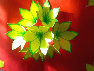 DIY Flower Pop up Card-Paper Crafts-Handmade craft