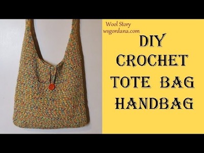 DIY How to Crochet a Tote Bag or Handbag (Heklana torba)