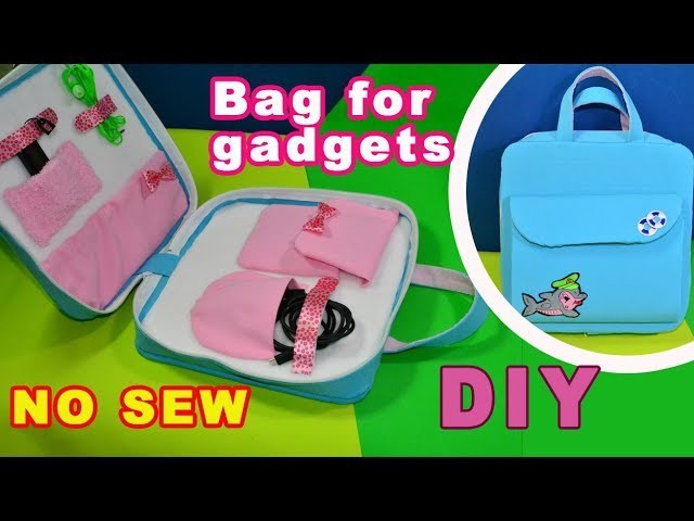 DIY.How to make organizer.IDEA NO SEW.For tablet and cell phone.Tutorial&crafts.Handmade.My creative