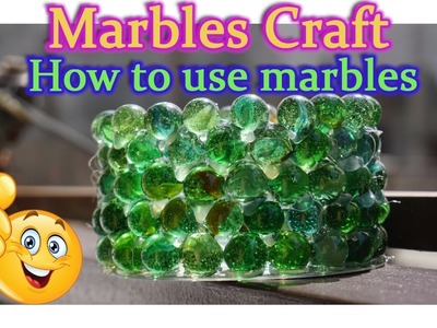 DIY | Marbles Craft | How to use Marbles to decorate your house | ARZOO VLOGS