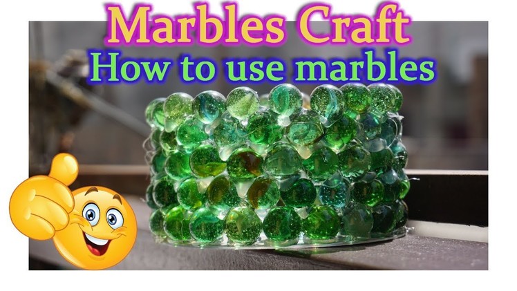 DIY | Marbles Craft | How to use Marbles to decorate your house | ARZOO VLOGS