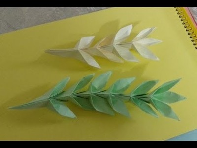 DIY Origami Ideas - How to Make Origami Leaves + Tutorial !