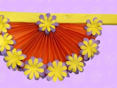 DIY Paper Craft Ideas | |  How to Make DIY Hand Fan With Color Paper  | |  DIY Art and Craft