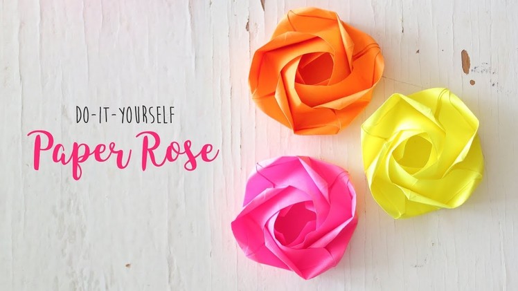 DIY Rose |  Paper Flowers | Origami Craft