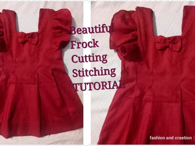 DIY Tunic Top.TUNIC DRESS how to make summer baby frock beautiful baby frock Cutting And Stitching