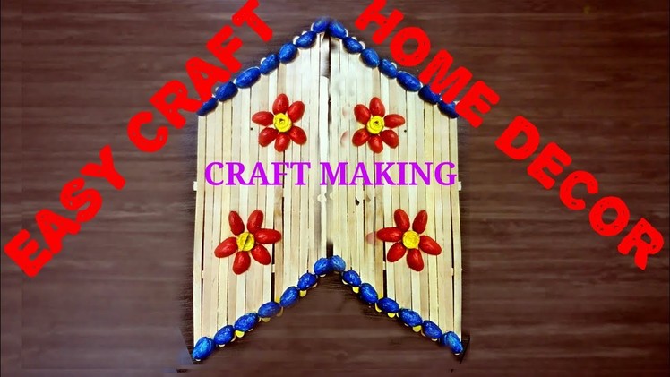 Easy Craft Making | Home Decor | Chinju Eldhose | Craft Garden | Recycled Craft Ideas