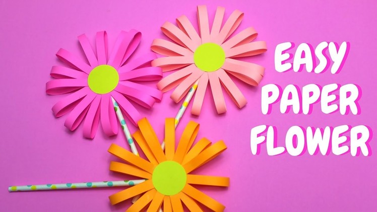 Easy Paper Flower | Paper Craft | Mothers Day Craft