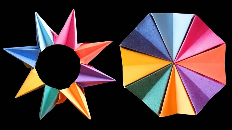 Endless paper toy for kids - Origami Fireworks : DIY Crafts