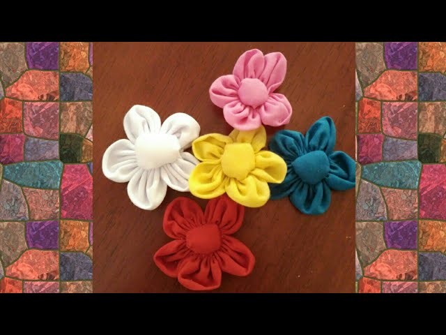 Fabric Flower.DIY.creative craft.cloth flower