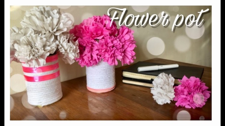 Flower Pot (Best out of waste) | Home Decor | Mass DIY & Craft