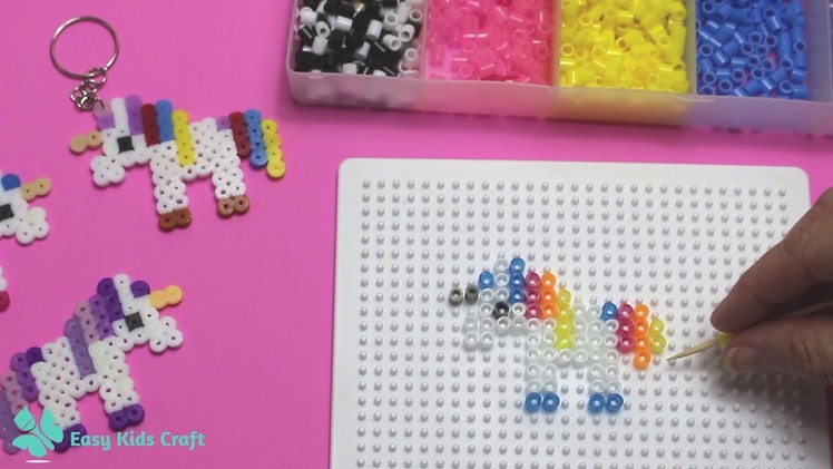 Hama Bead Mini Unicorn | Easy Kids Craft