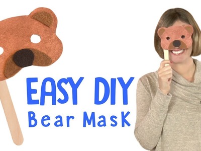 How to Make a Bear Mask| DIY Craft for Kids