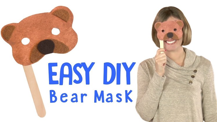 How to Make a Bear Mask| DIY Craft for Kids