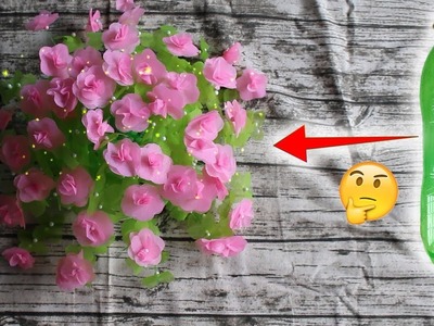 How to make a flower vase using plastic bottle 2018 | Diy BigBoom(DBB)