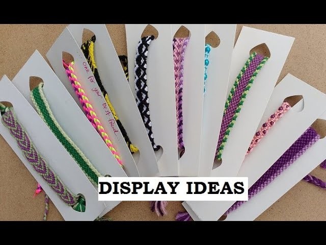 How to Make a Low Cost Display for Handmade Bracelets [for Craft Stalls.Fairs.Gifts etc]