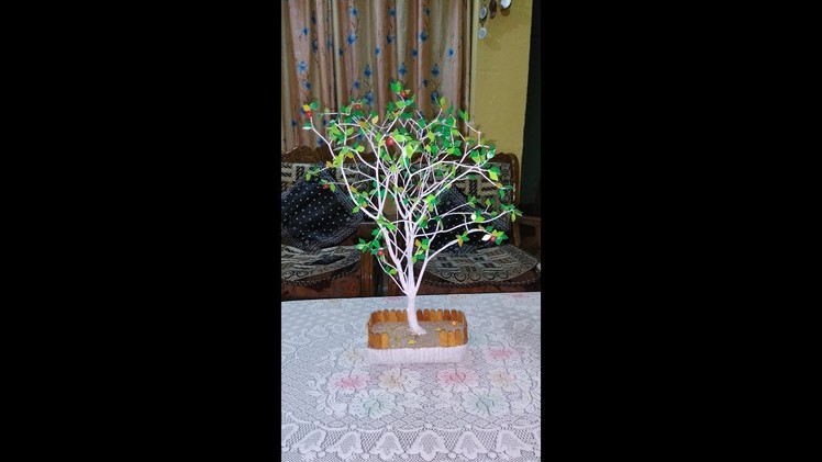 How to make Decorative Tree. Bonsai Tree at home, DIY | ,step by step easy trick.