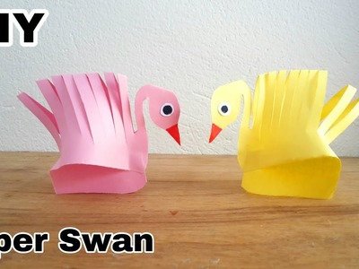 How to make DIY Paper Swan.Summer craft idea for kids.Easy DIY craft idea.Best DIY
