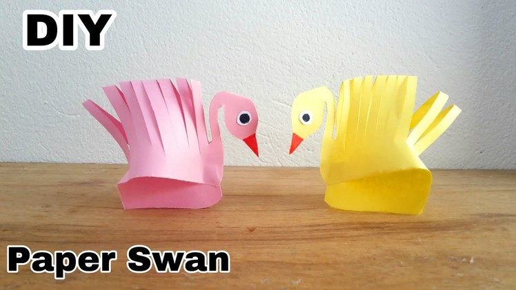 How to make DIY Paper Swan.Summer craft idea for kids.Easy DIY craft idea.Best DIY