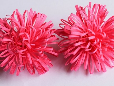 How to make flowers: craft paper flowers