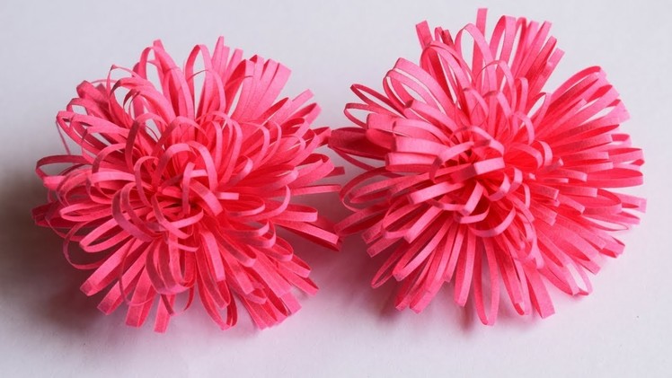 How to make flowers: craft paper flowers