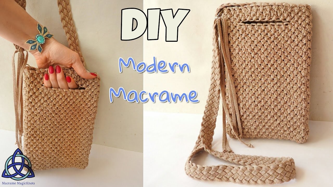 Macrame Bag Tutorial For Beginners