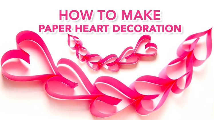How To Make Paper Heart Decoration | Heart Decoration Hacks | Paper Craft Hacks | Handmade Craft