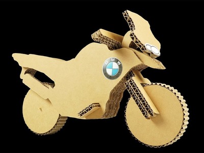 How to make Toy Motorcycle from cardboard Amazing Cardboard DIY