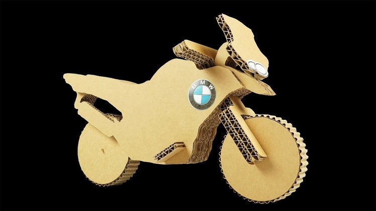 How to make Toy Motorcycle from cardboard Amazing Cardboard DIY