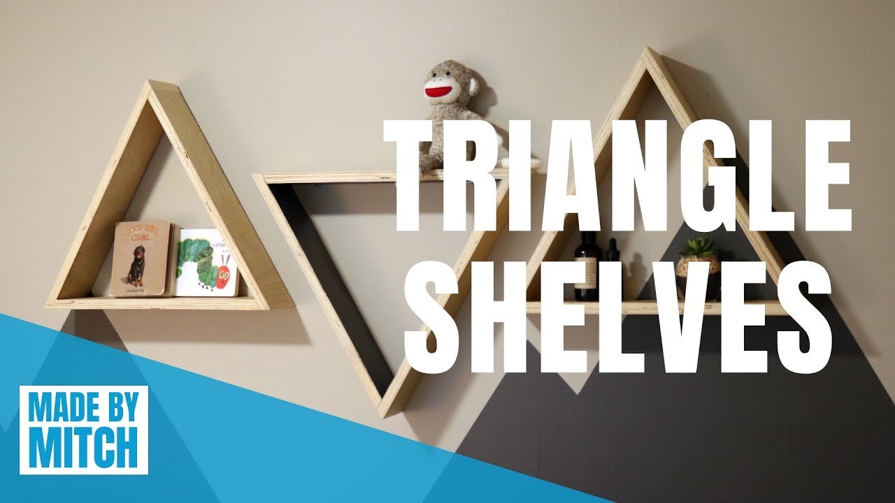 How to Make Triangle Shelves