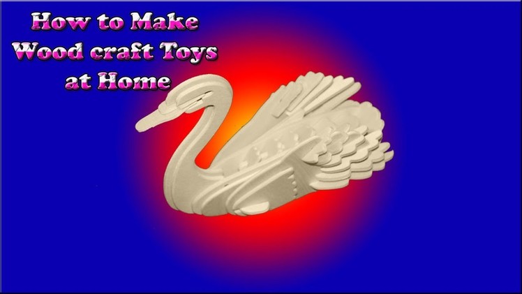 How to Make Wood craft Toys at Home. kids easy to make wooden toys