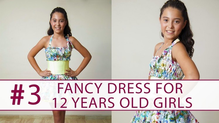 How to sew a dress for 12 years old girl? DIY tutorial 3