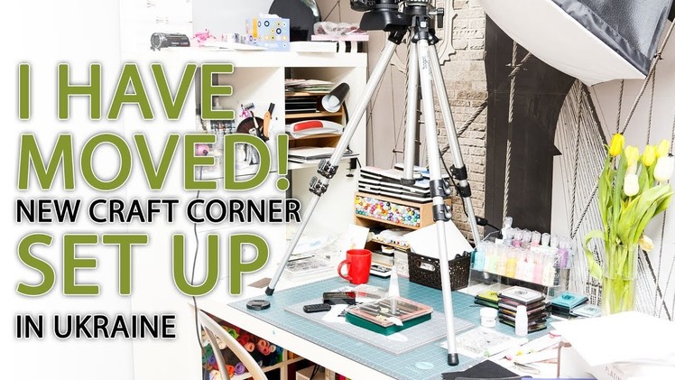 I Have Moved! A Quick Look At My New Craft Corner