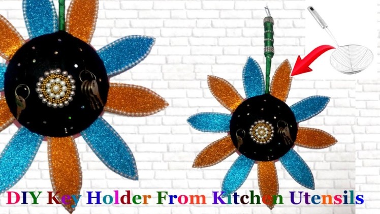 Key holder From Kitchen Utensils  | Best out of waste Craft idea | Recycle of waste