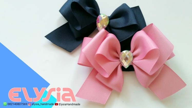 Laço Borboleta Part II ???? Butterfly #Ribbon Bow ???? DIY by Elysia Handmade