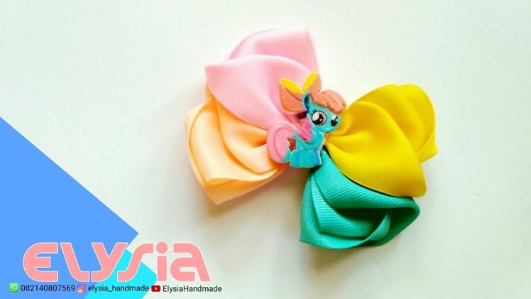 Laço My Little Pony | Cute #Ribbon Bow From My Daughter Toys | DIY by Elysia Handmade