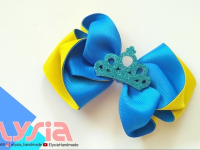 Laço Princess ???? Princess #Ribbon Bow ???? DIY by Elysia Handmade