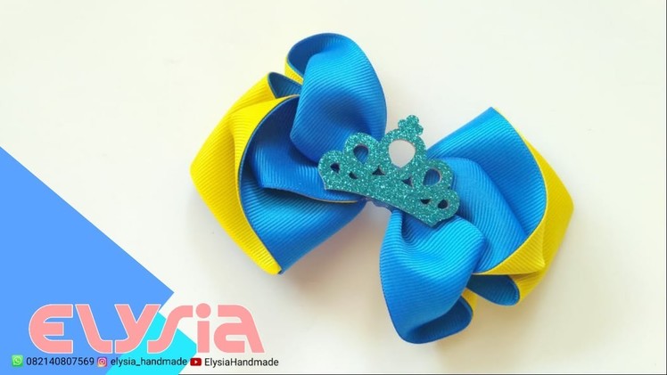 Laço Princess ???? Princess #Ribbon Bow ???? DIY by Elysia Handmade