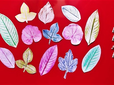 Leaf Impression Art | Easy Leaf Printing for Kids